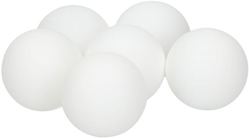 Balles de tennis de table blanches plastique 40 mm lot de 6 balles ping-pong-2