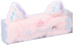 Bandeau kitty noir accessoire cheveux maquillage masque