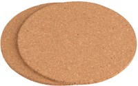 Alpina dessous de plat en liège - lot de 2 - 18 cm - résistant à la chaleur-2