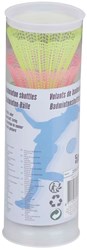Set de volants badminton plastique multicolore - 5 pièces - jouet sportif