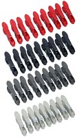 Edco pinces à linge set - 36 pièces - pinces en plastique colorées-2