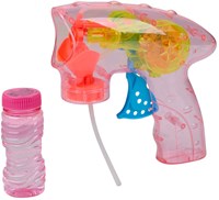 Edco pistolet à bulles jouet avec lumière et solution à bulles 60 ml-3