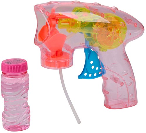 Edco pistolet à bulles jouet avec lumière et solution à bulles 60 ml-3