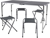 Meubelset Inklapbaar 120x60cm, 5dlg.-2