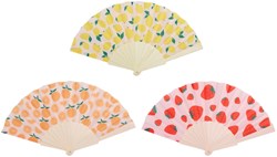 Edco éventail jouet motif fruit plastique accessoire d'été