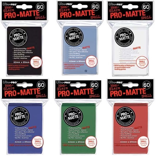 Ultra Pro protège-cartes protection Pro-Matte rouge small 60 pièces-2