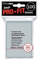 Asmodee protège-cartes jeu Pro-Fit Clear Small 100 pièces protection