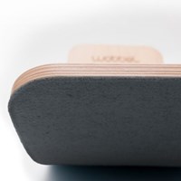Wobbel planche d'équilibre Starter feutre gris souris bois FSC-3