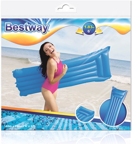 Bestway matelas gonflable finition mate piscine 183x69 cm vinyle coloré-2