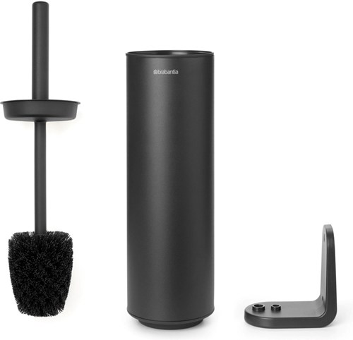 Brabantia brosse de toilette avec support - MindSet gris accessoire salle de bain-2