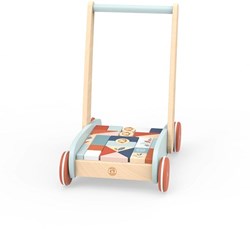 Speedy Monkey - Chariot de marche et jeu des formes 27 blocs  35,5x25x41cm