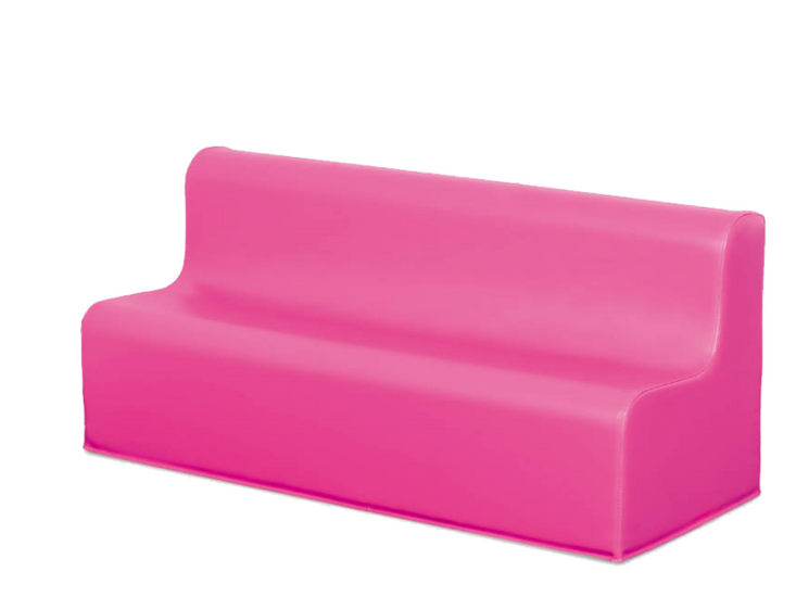 Softplay bankje zithoogte 25 cm ROZE