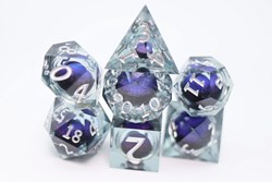 Foam Brain Games dés sharp edge cyclope violet set RPG