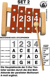 Kids at Work xylophone jouet instrument de musique set la mineur