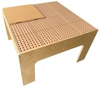 Eduplay table d'activités STEM 93 cm table de construction jouet éducatif