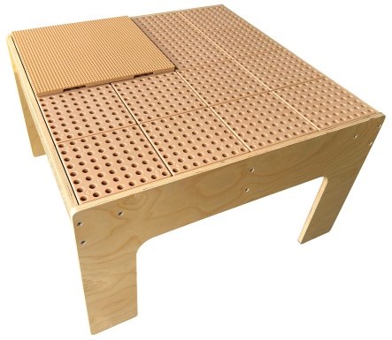 Eduplay table d'activités STEM 93 cm table de construction jouet éducatif