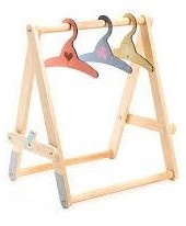 Djeco Portant vêtements, 3 cintres