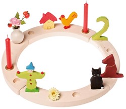 Planet Happy - Merk Grimm's Verjaardagsringen & figuren
