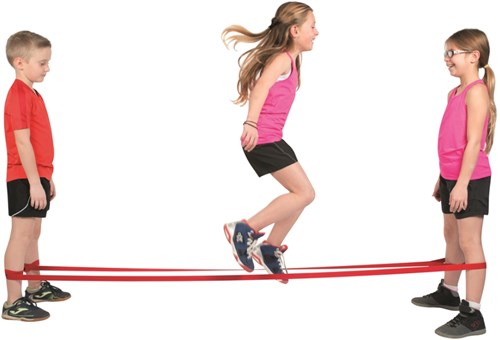 Spordas bandes de saut - set de 6 paires élastiques Jump Bands rouge