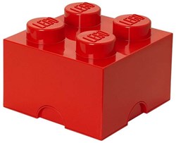 LEGO Boîte de rangement Brick 4 rouge boîte à jouets empilable