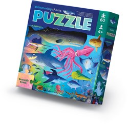 Crocodile Creek Puzzle Holographique - 60 pièces - Requin 