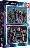 Educa coffret puzzle - Disney Pixar Buzz Lightyear - 2x100 pièces puzzle enfant