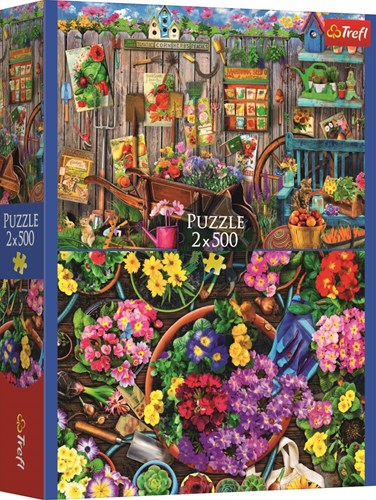 Trefl 2 Puzzles - Arbeiten Im Garten - 500 Teile