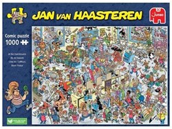 Jumbo puzzle Jan van Haasteren 1000 pièces cartoon Chez le Coiffeur