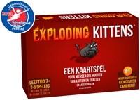 Asmodee jeu de cartes Exploding Kittens - Jeu de fête en néerlandais