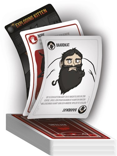 Asmodee jeu de cartes Exploding Kittens - Jeu de fête en néerlandais-2