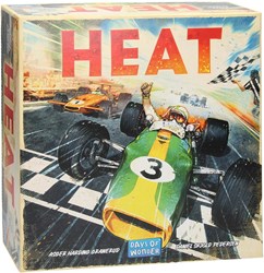 Asmodee jeu de société Heat - jeu de course stratégique pour 1 à 6 joueurs