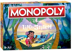 Hasbro jeu de société Monopoly édition Lilo and Stitch pour enfants et adultes