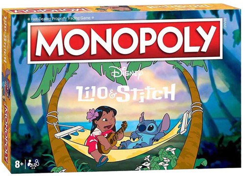 Hasbro jeu de société Monopoly édition Lilo and Stitch pour enfants et adultes