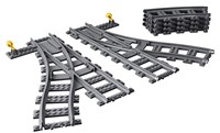 LEGO City aiguillages de train - set d’extension 60238 rails-2