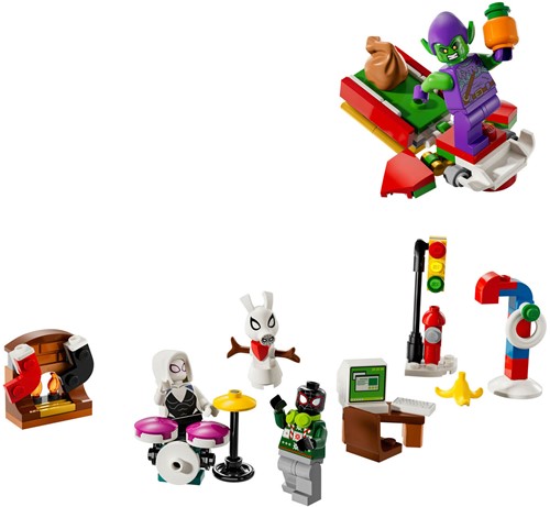 LEGO Marvel Spider-Man - Calendrier de l'Avent 2024 - Set de construction - Cadeau de Noël-3