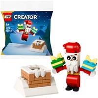 LEGO set de construction Père Noël cheminée cadeau 30692 jouet-3