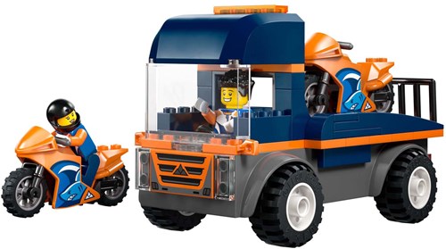 LEGO City transporteur de moto set de construction - jouet pour enfants-2