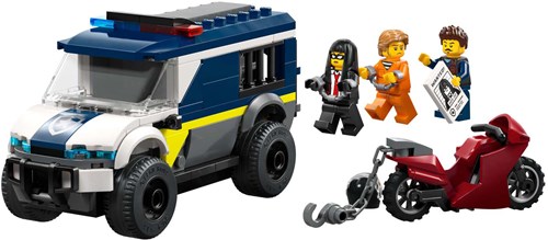 LEGO City fourgon de transport de prisonniers jouet police-2