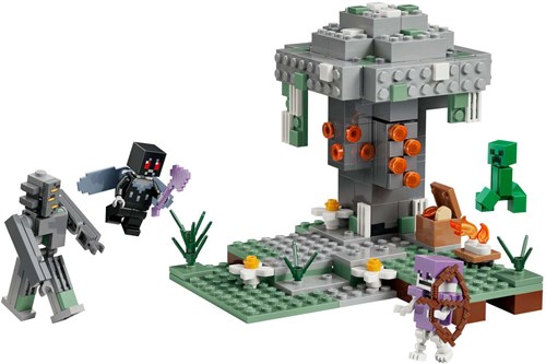 LEGO Minecraft set de construction Jardin Pâle avec figurines et accessoires-2