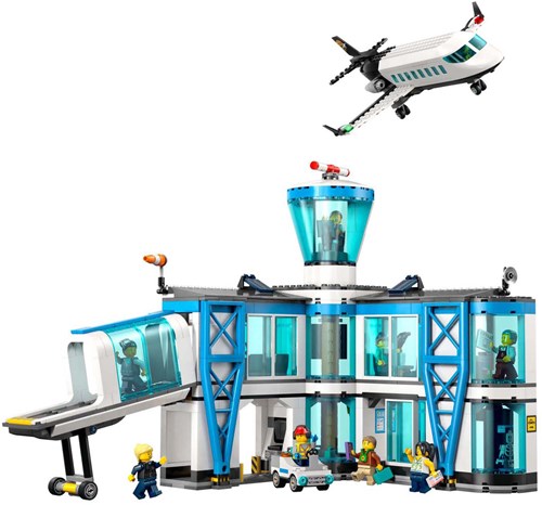 LEGO City aéroport avec avion - set de construction pour enfants-2