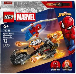 LEGO Spider-Man jouet moto Ghost Rider set de construction Marvel 76335