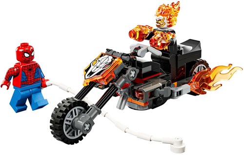 LEGO Spider-Man jouet moto Ghost Rider set de construction Marvel 76335-2