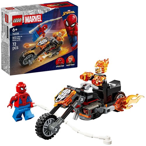 LEGO Spider-Man jouet moto Ghost Rider set de construction Marvel 76335-3
