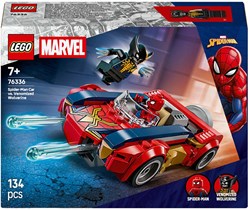LEGO voiture Spider-Man set de construction avec minifigurine Venomized Wolverine