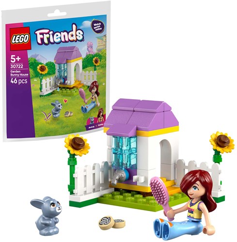 LEGO Friends set de jardin avec clapier à lapins - jouet de construction-3