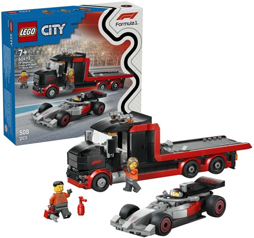 LEGO City camion F1 avec voiture de course Audi F1 - set de construction 60493-3