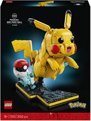 LEGO Pokémon set de construction Pikachu et Pokéball 72152 - modèle d'exposition cadeau