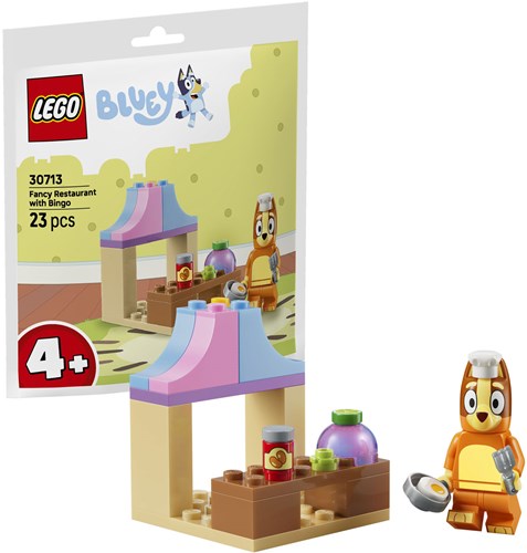 LEGO set de construction Bluey restaurant chic avec Bingo 30713 jouet-3