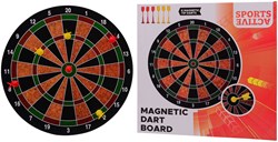 Johntoy cible de fléchettes magnétique jouet avec 6 fléchettes magnétiques