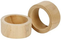 Creativ Company anneaux à serviettes en bois 20 mm 6 pièces décoration de table